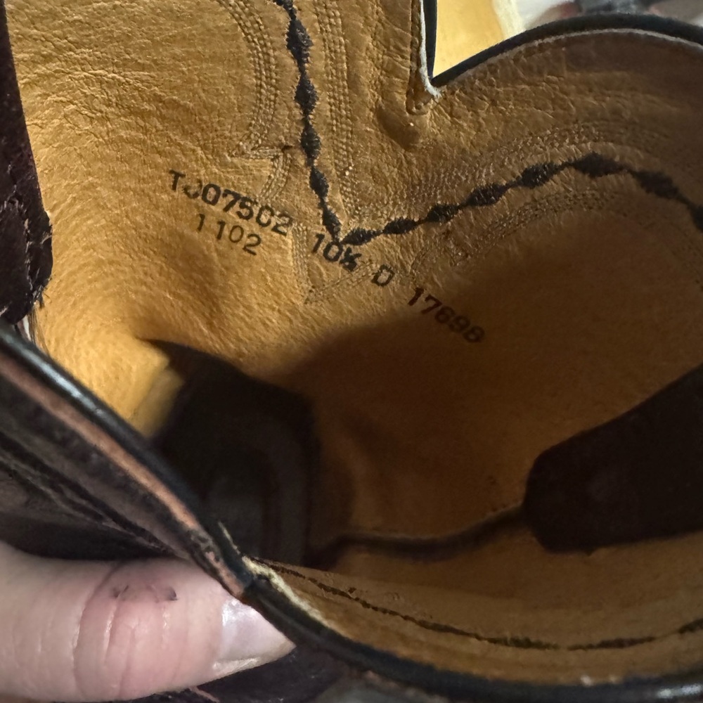 Men's Brown Leather Boots - Picture 10 of 13